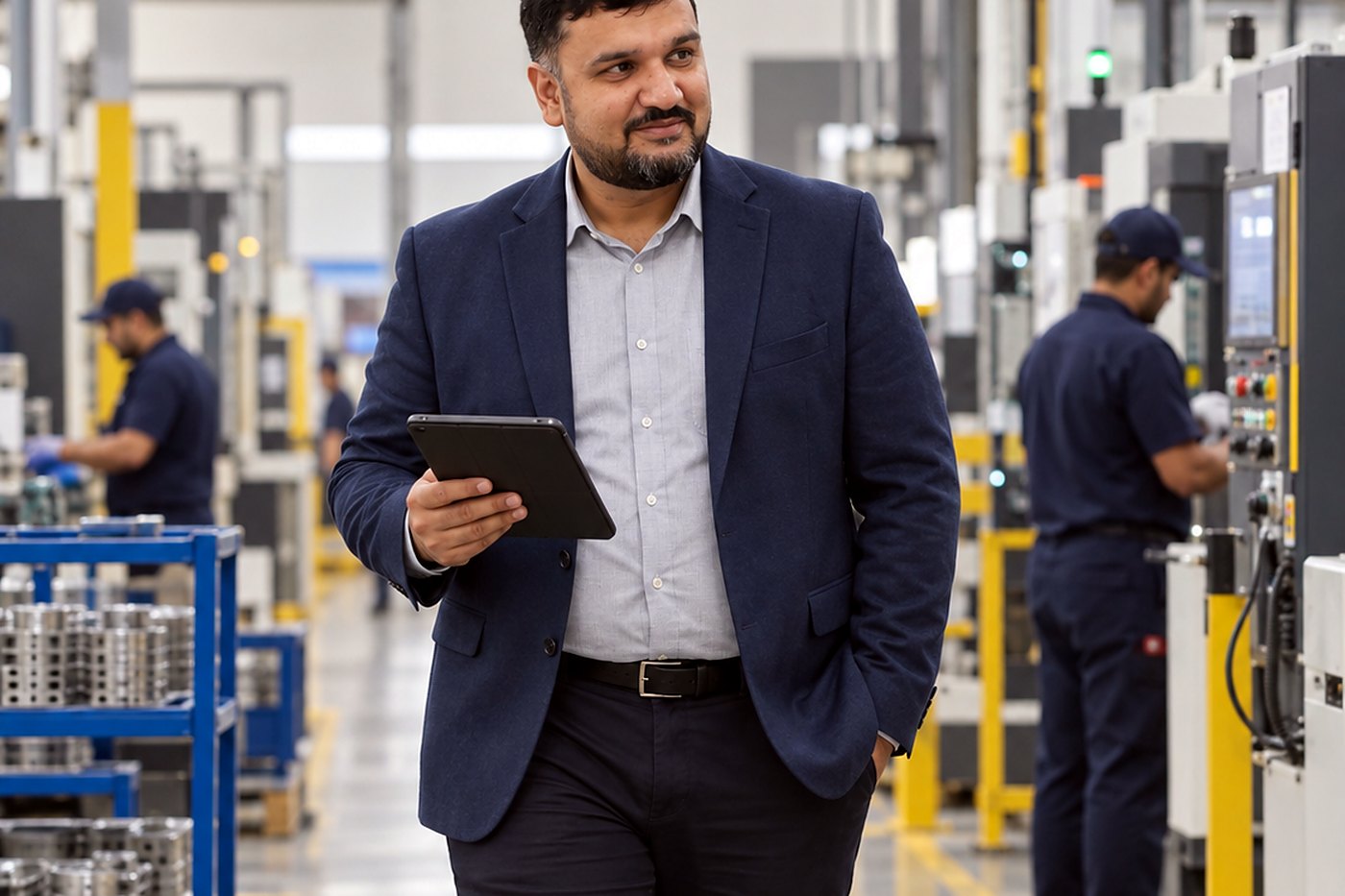 Manufacturing is where the systems have to hold up